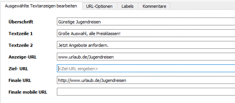 Anzeige schreiben Anzeige schreiben